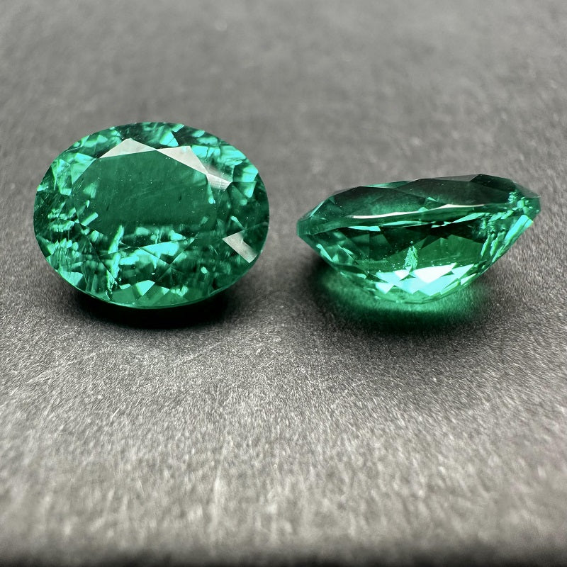 Pirmiana 0.15-5.88ct Oval Cut Lab Grown Emeralds Loose Gemstones for Jewelry Making