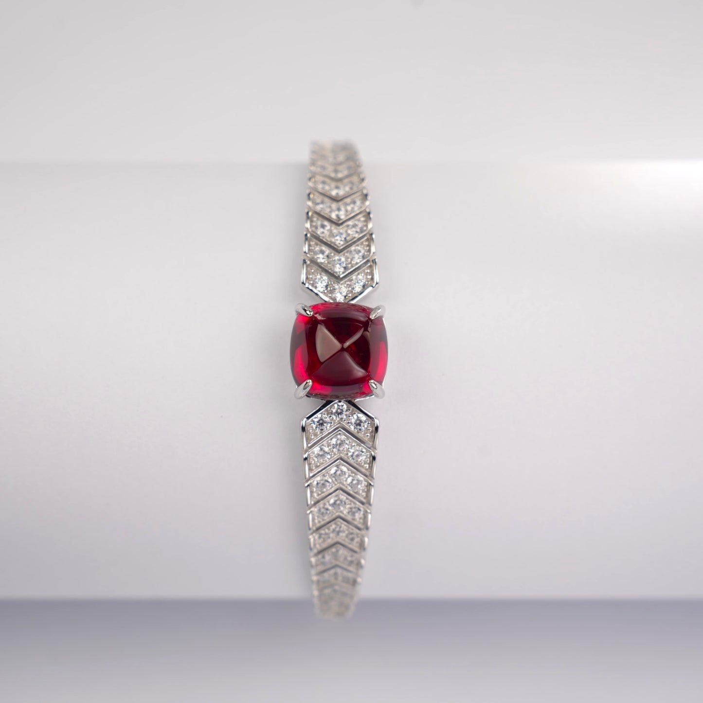 Pirmiana Handcrafted S925 Silver Lab Grown Ru Bracelet | Artistic Statement Jewelry for Womenby