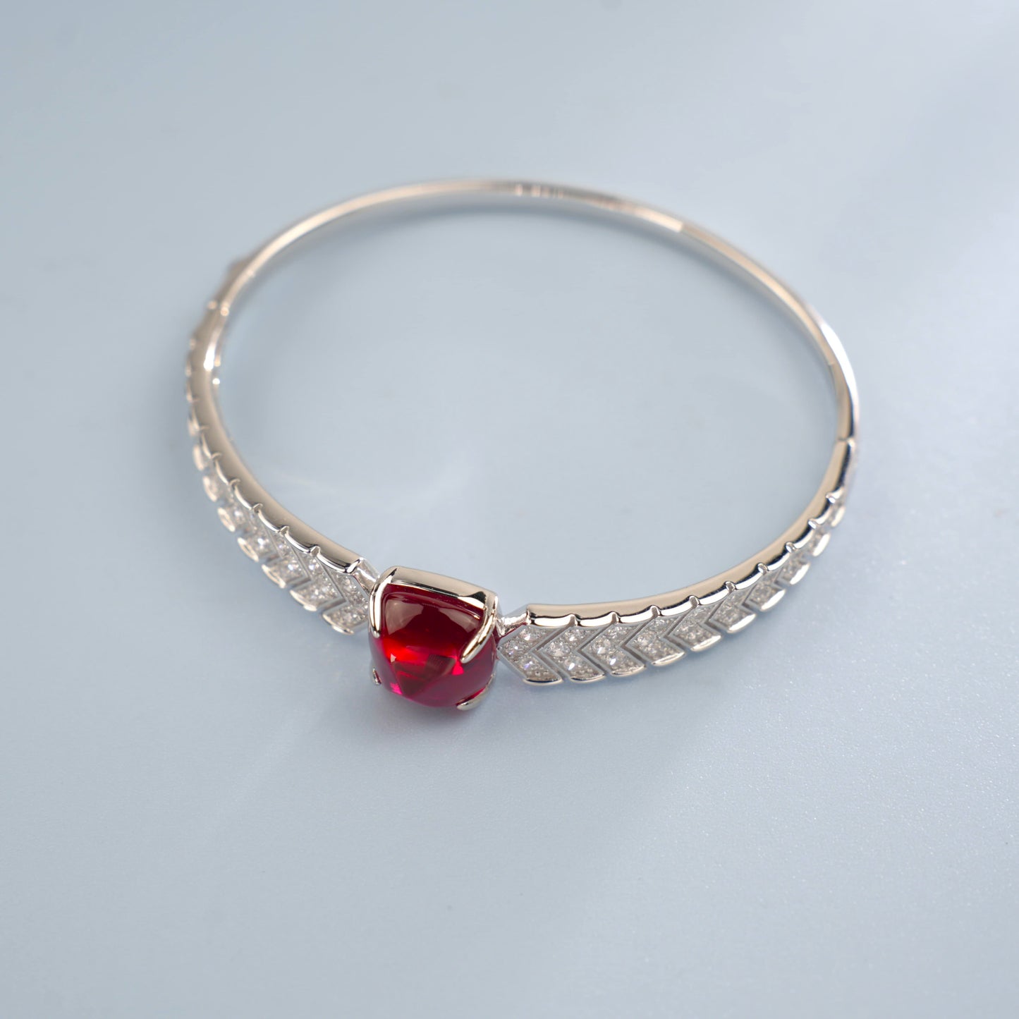 Pirmiana Handcrafted S925 Silver Lab Grown Ru Bracelet | Artistic Statement Jewelry for Womenby