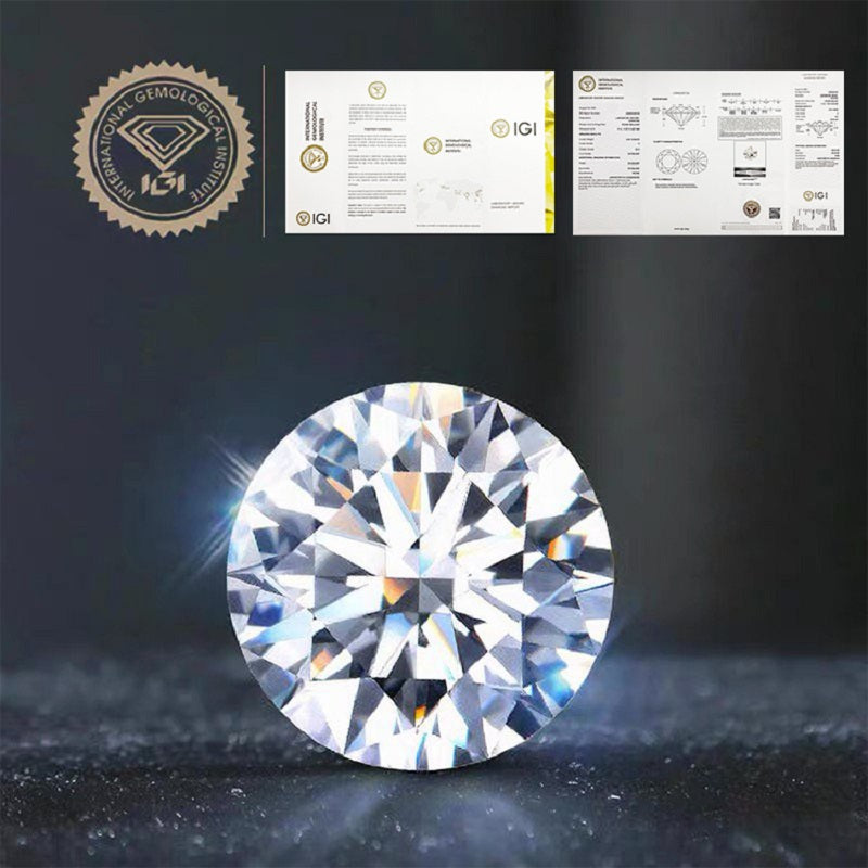 Pirmiana Hot Sale 0.5-3.0ct Round Shape Lab Grown Diamond CVD/PHPHT Diamond