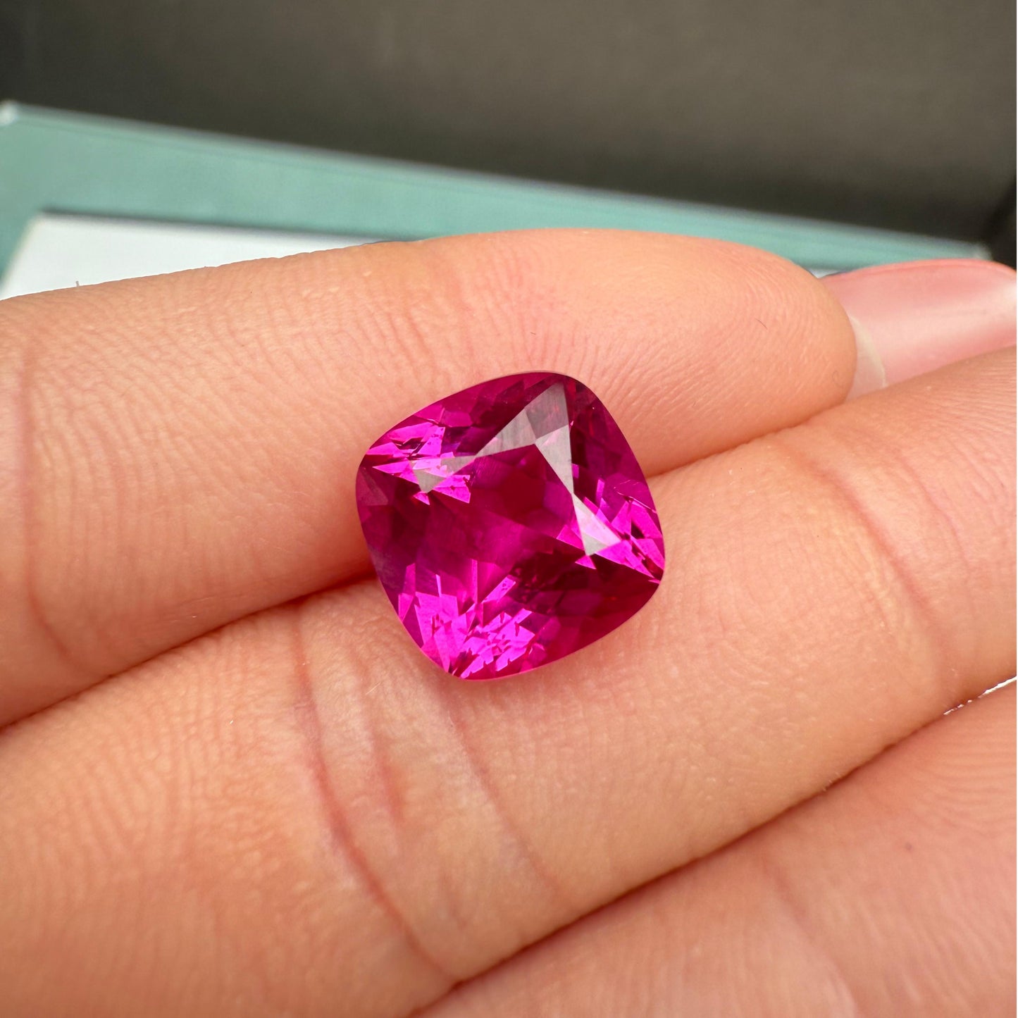Pirmiana Cushion Cut Lab Grown Pink Sapphire Loose Gemstones for Jewelry Making