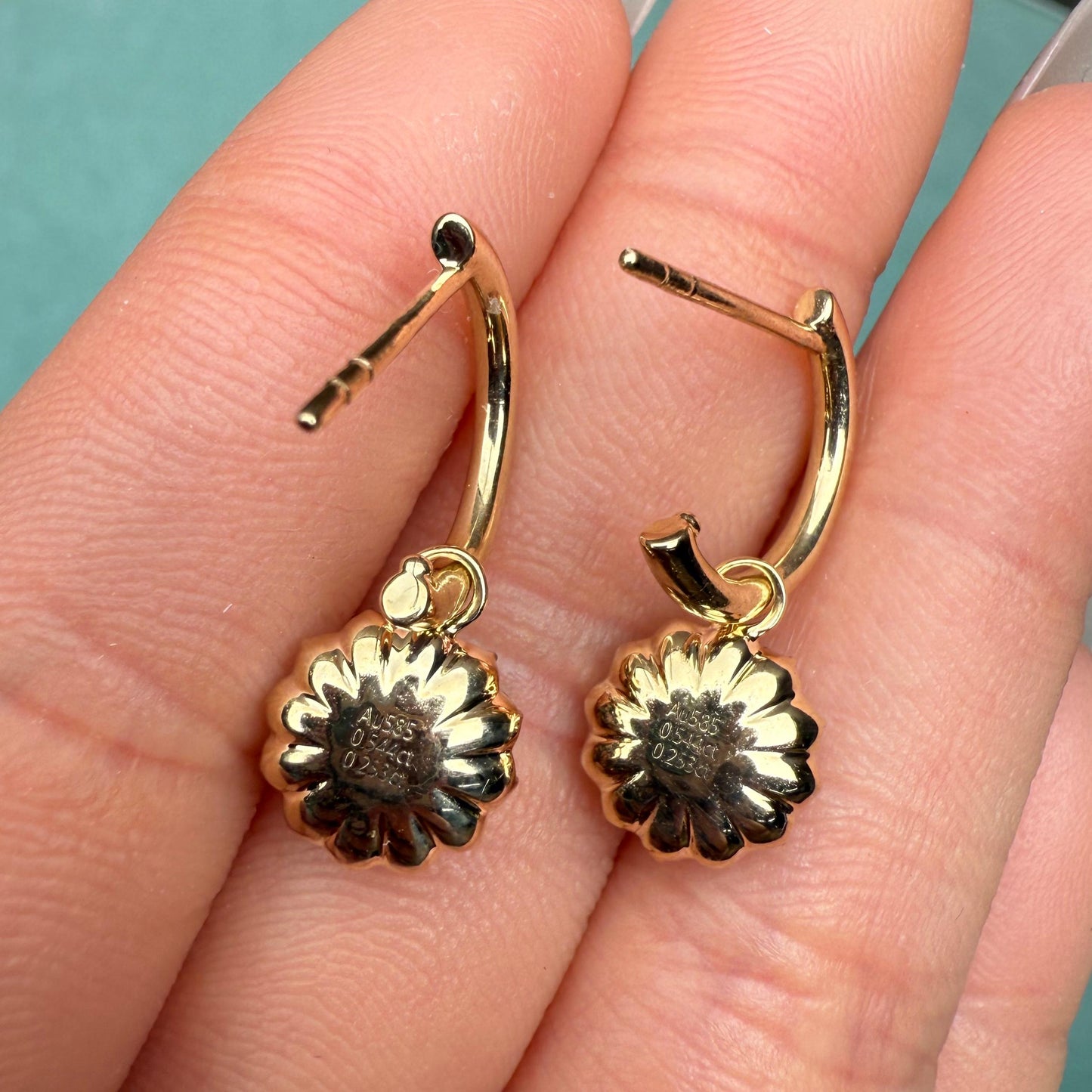 Pirmiana Custom Design 14K Yellow Gold Earrings for Women 0.5ct HPHT Lab Grown Diamond Jewelry