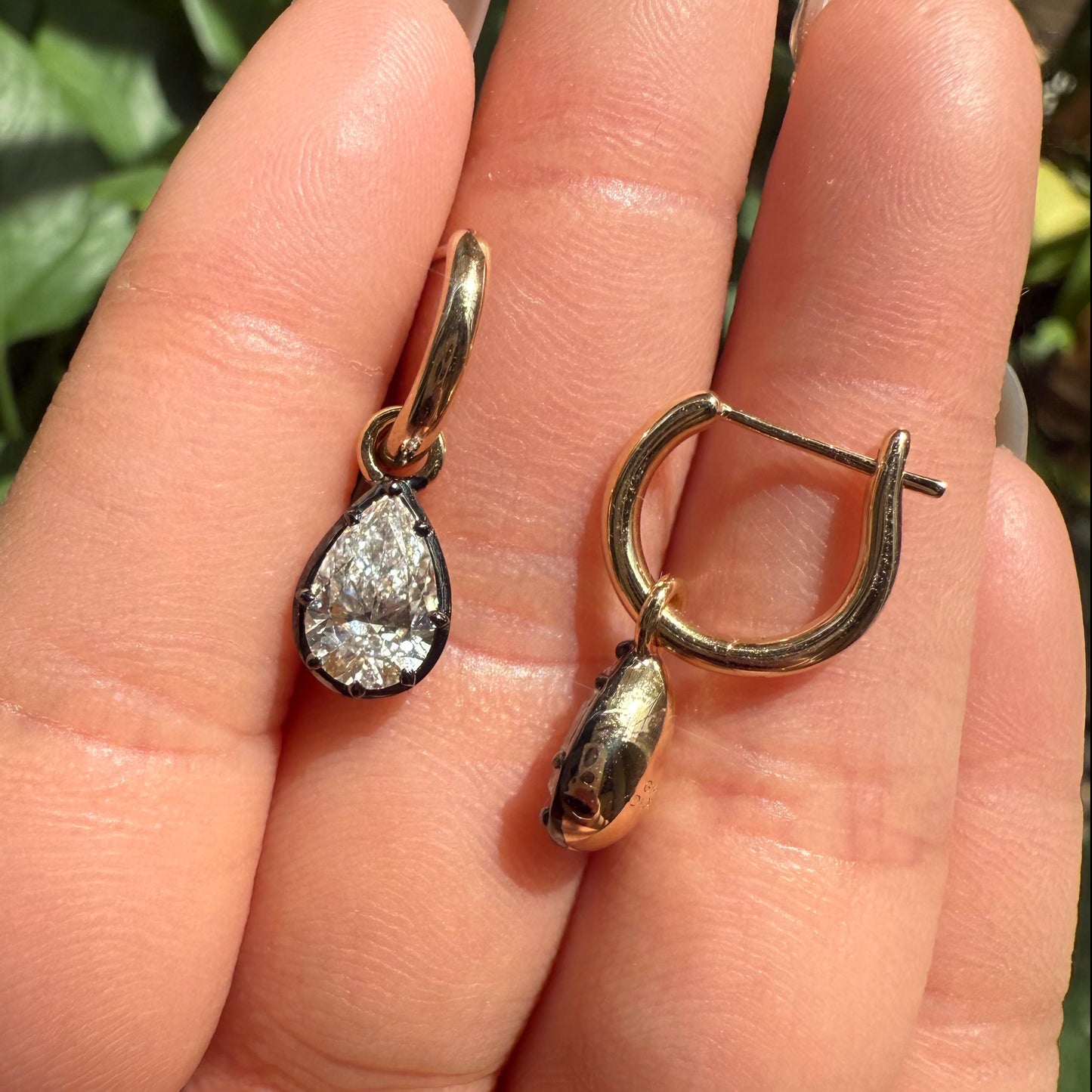 Pirmiana Customized 14k Yellow Gold 1ct Lab Grown Diamond Earrings for Women Party Gift