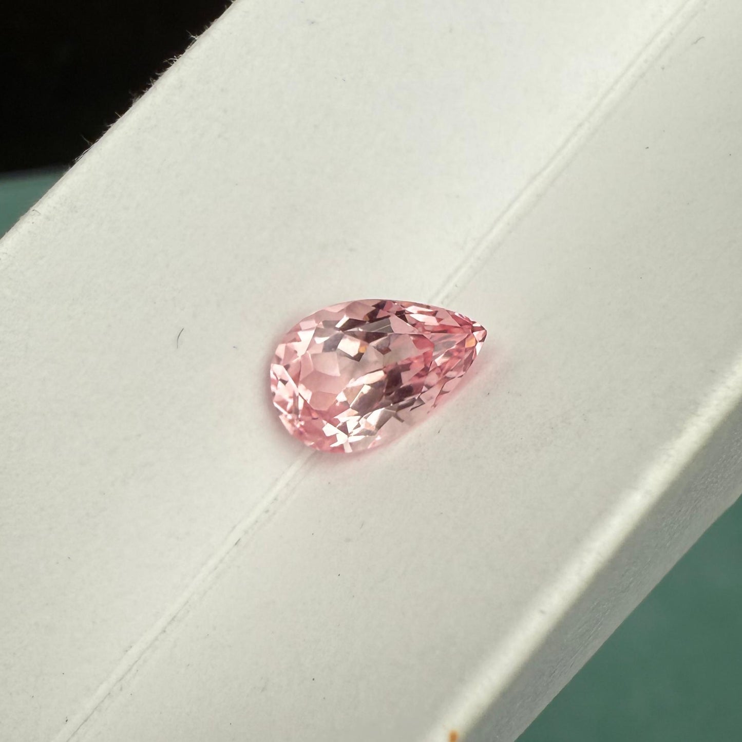 Pirmiana Pear Shape 7X11mm 2.995ct Lab Grown Pink Sapphire Loose Gemstones for Jewelry Making