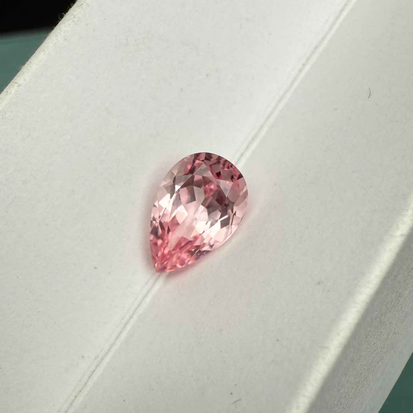 Pirmiana Pear Shape 7X11mm 2.995ct Lab Grown Pink Sapphire Loose Gemstones for Jewelry Making