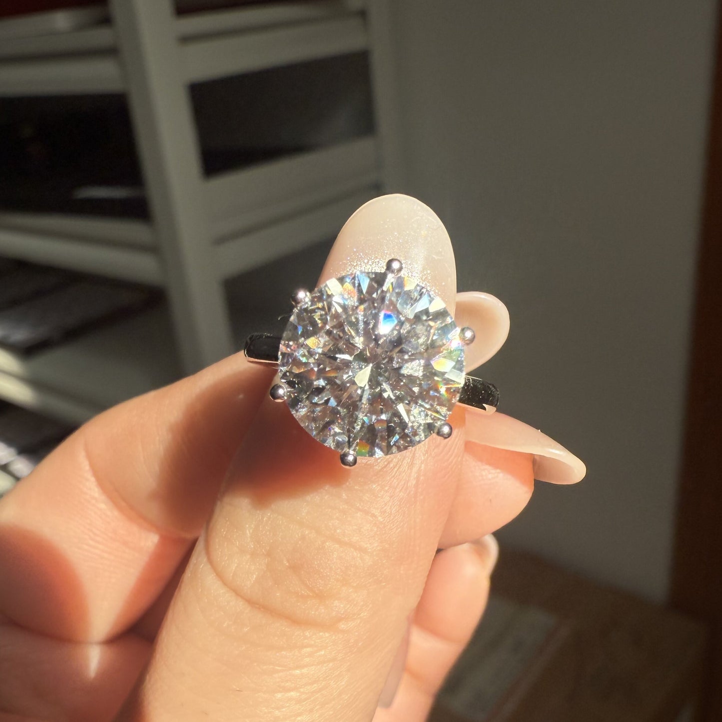 Pirmiana Custom Design 18k White Gold Ring for Women 5ct CVD Lab Grown Diamond Jewelry