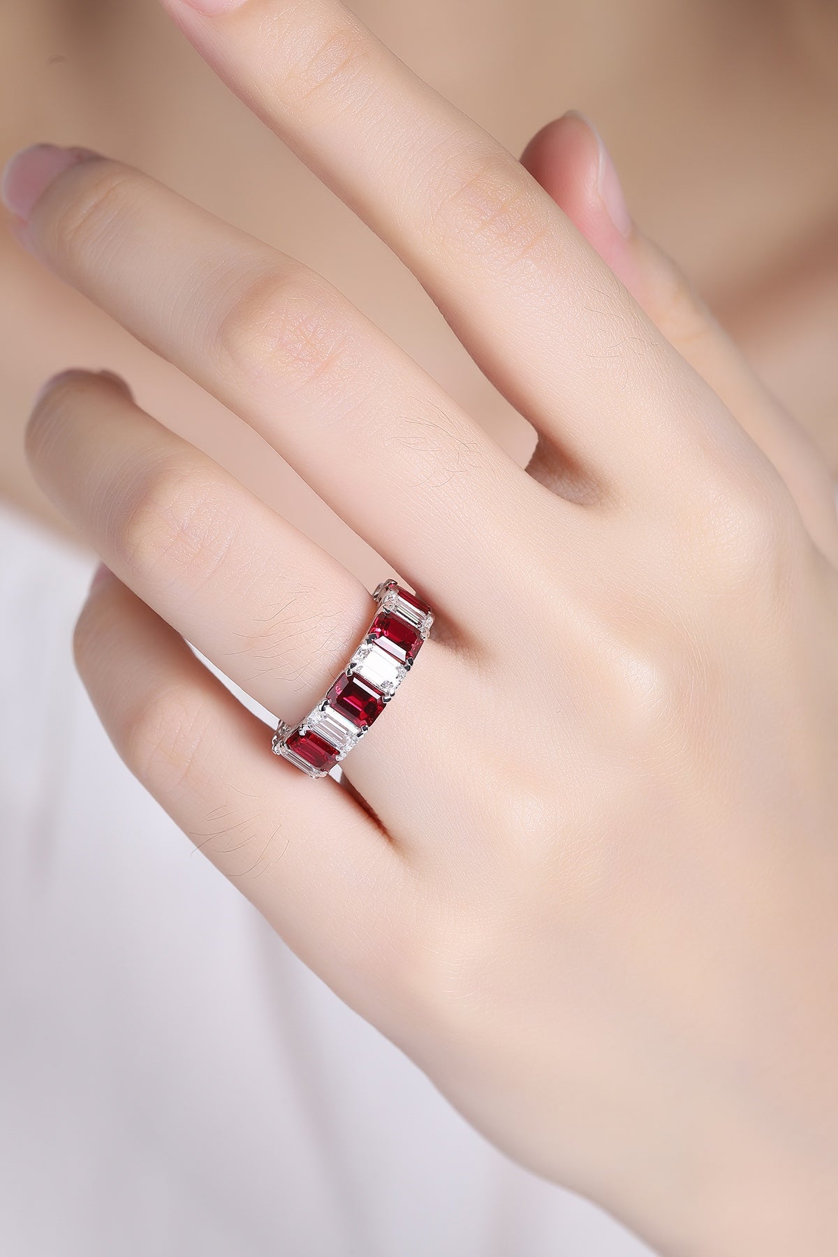 Pirmiana New 18K Gold 5.84ct Lad Grown Ruby Ring High Fine Jewelry for Men Party Gift