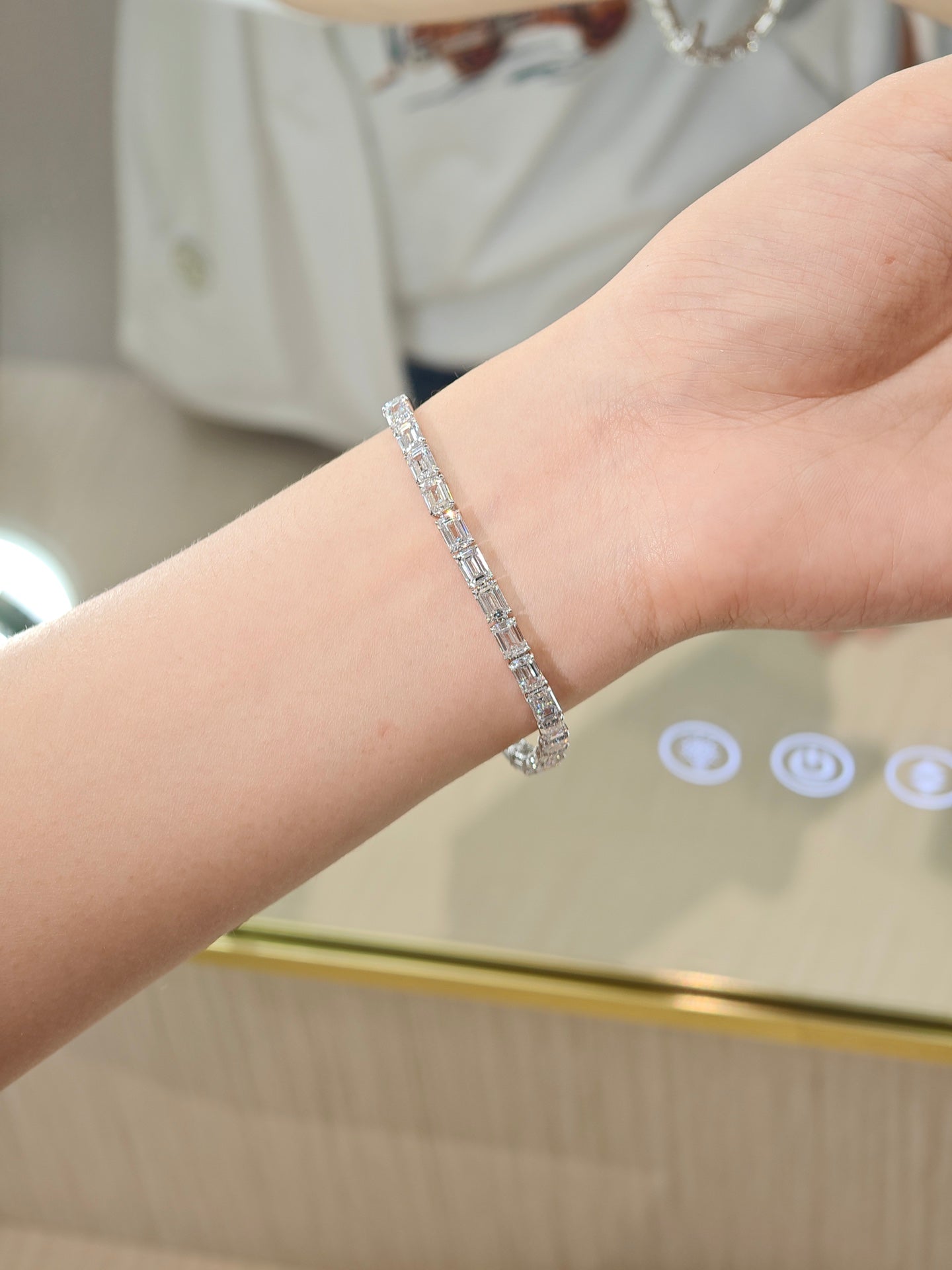 Pirmiana New Custom Design 18K Gold 15.815ct Lab Grown Diamond Bracelet Fashion Jewwelry for Party Gift