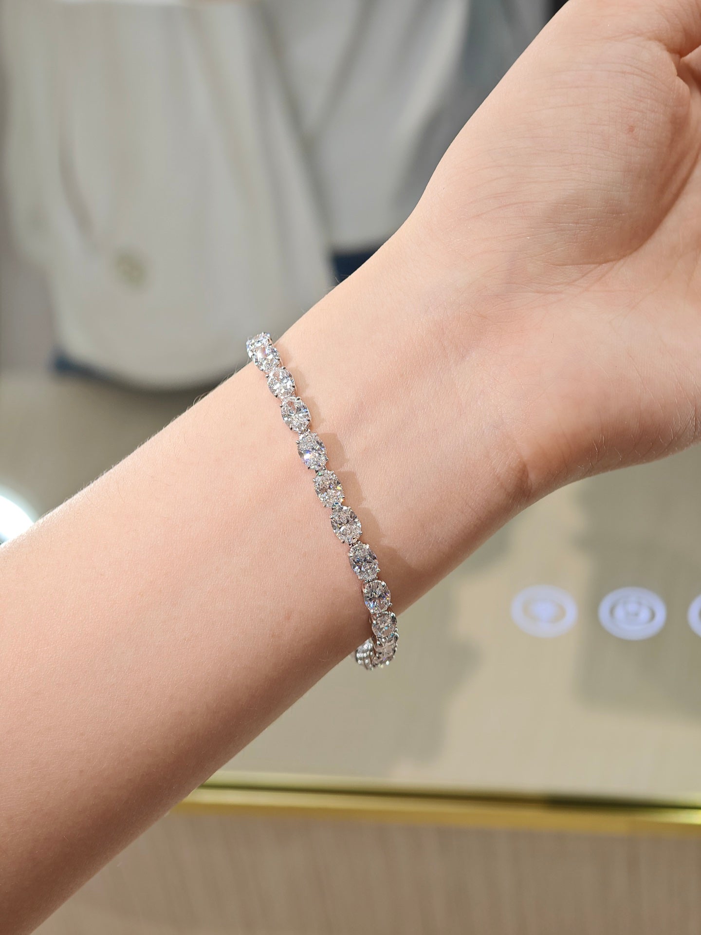Pirmiana New Custom Design 18K Gold 13.117ct Lab Grown Diamond Bracelet Fashion Jewwelry for Party Gift