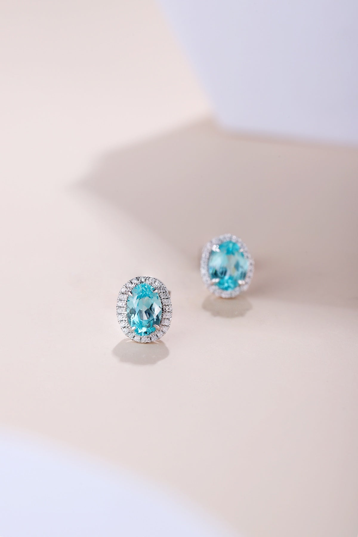 Pirmiana Hot Sale 2.74ct Lab Grown Paraiba Sapphire Earrings S925 Silver Jewelry Engagement Women