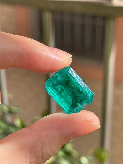 Pirmiana 18.45ct Emerald Cut Lab Grown Emerald