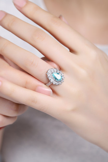 Pirmiana Elegant and Luxury 2.6ct Simulated Diamond Rings 18K Gold Jewelry Engagement Gift Women