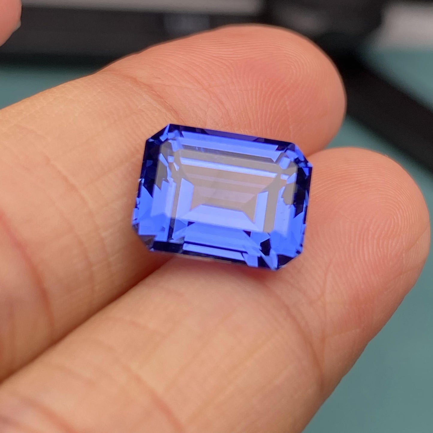 Pirmiana 0.3-16.865ct Emerald Cut Lab Grown Cornflower Sapphire and Royal Sapphire Loose Gemstones for Jewelry Making