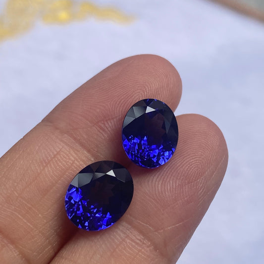 Pirmiana 0.588-15.52ct Oval Cut Lab Grown Royal Sapphire Loose Gemstones for Jewelry Making