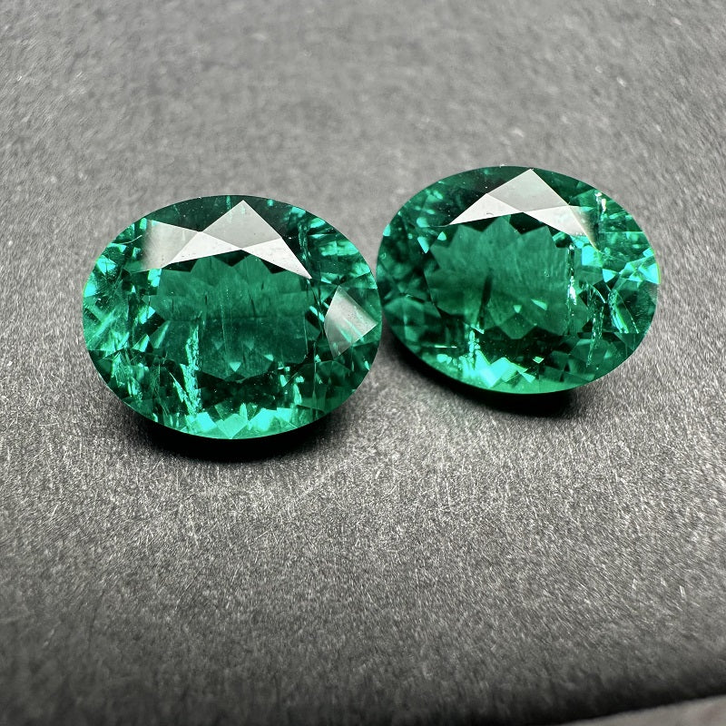 Pirmiana 0.1-10ct Oval shape Lab Grown Emerald