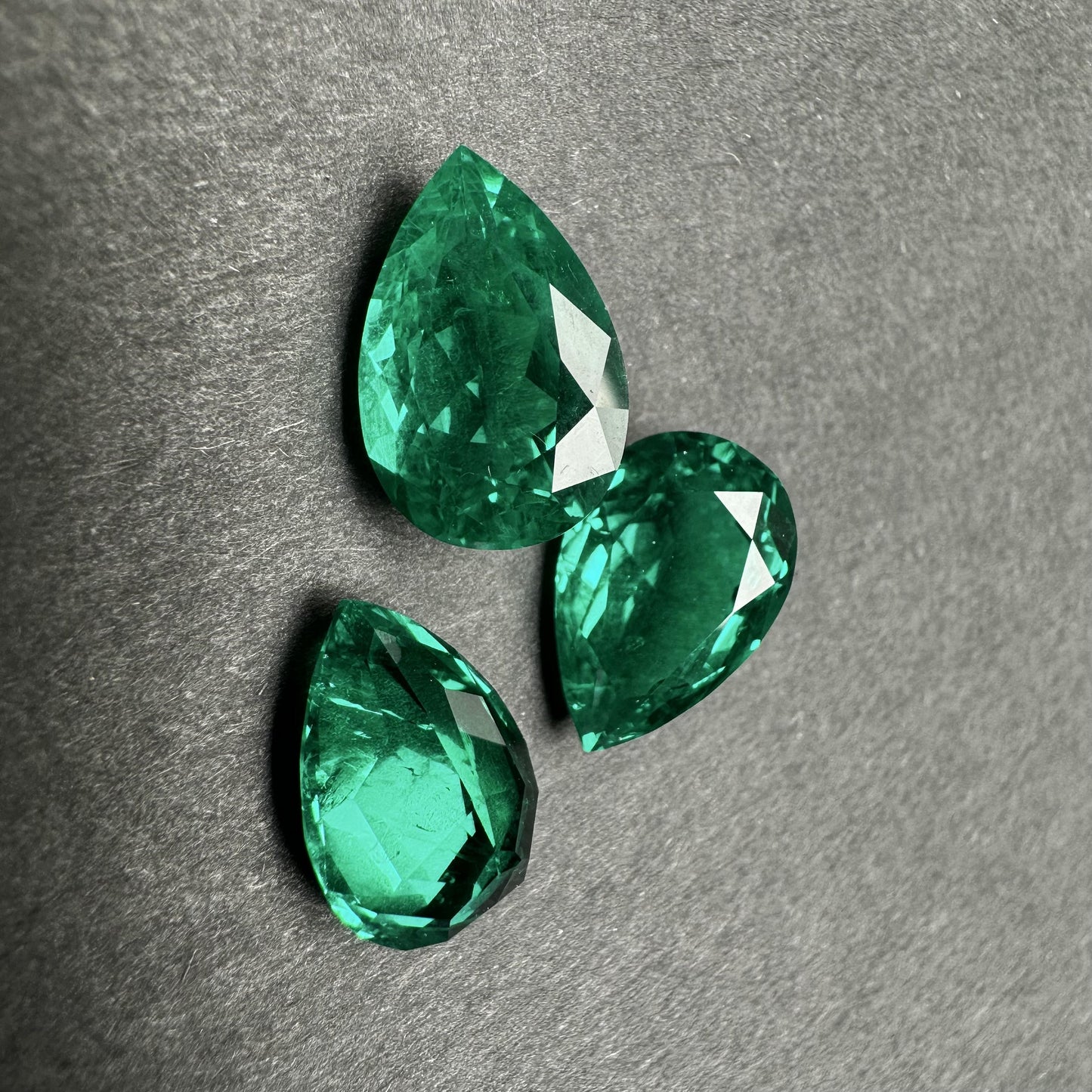 Pirmiana  0.35-7ct Pear Cut Lab Grown Emeralds Loose Gemstones for Jewelry Making