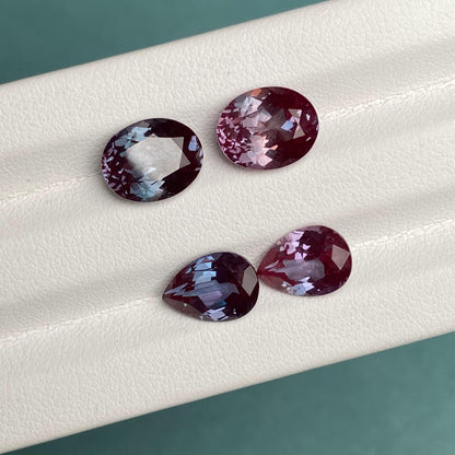 Pirmiana Lab Grown Alexandrite Loose Gemstones for Jewelry Making