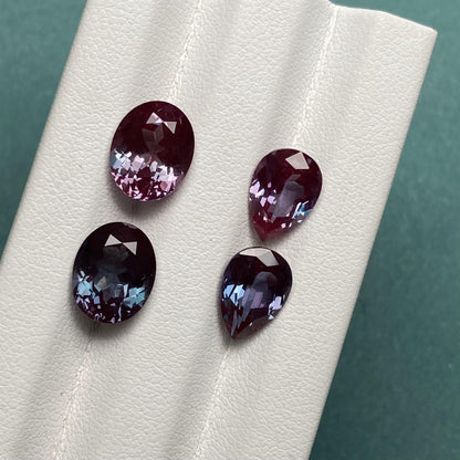Pirmiana Lab Grown Alexandrite Loose Gemstones for Jewelry Making