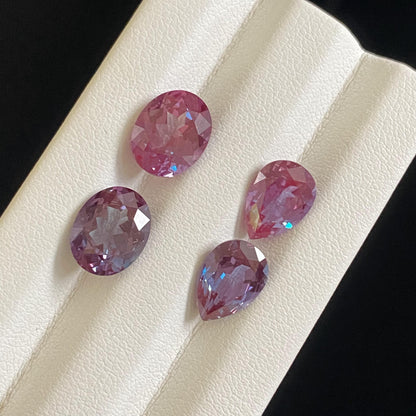 Pirmiana Lab Grown Alexandrite Loose Gemstones for Jewelry Making