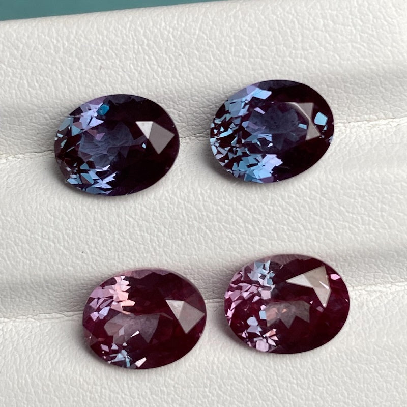 Pirmiana Lab Grown Alexandrite Loose Gemstones for Jewelry Making