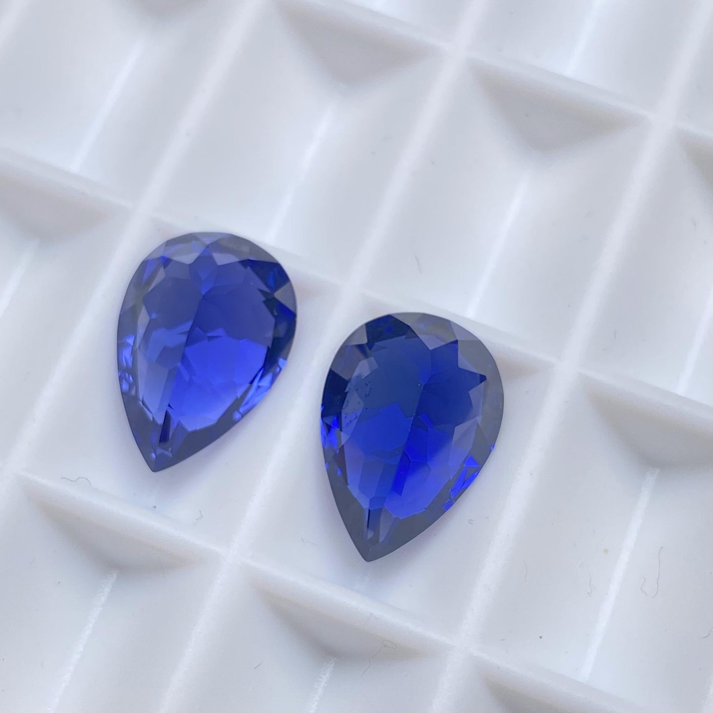 Pirmiana 0.4-7.02ct Pear Cut Lab Grown Cornflower Sapphire and Royal Sapphire Loose Gemstones for Jewelry Making