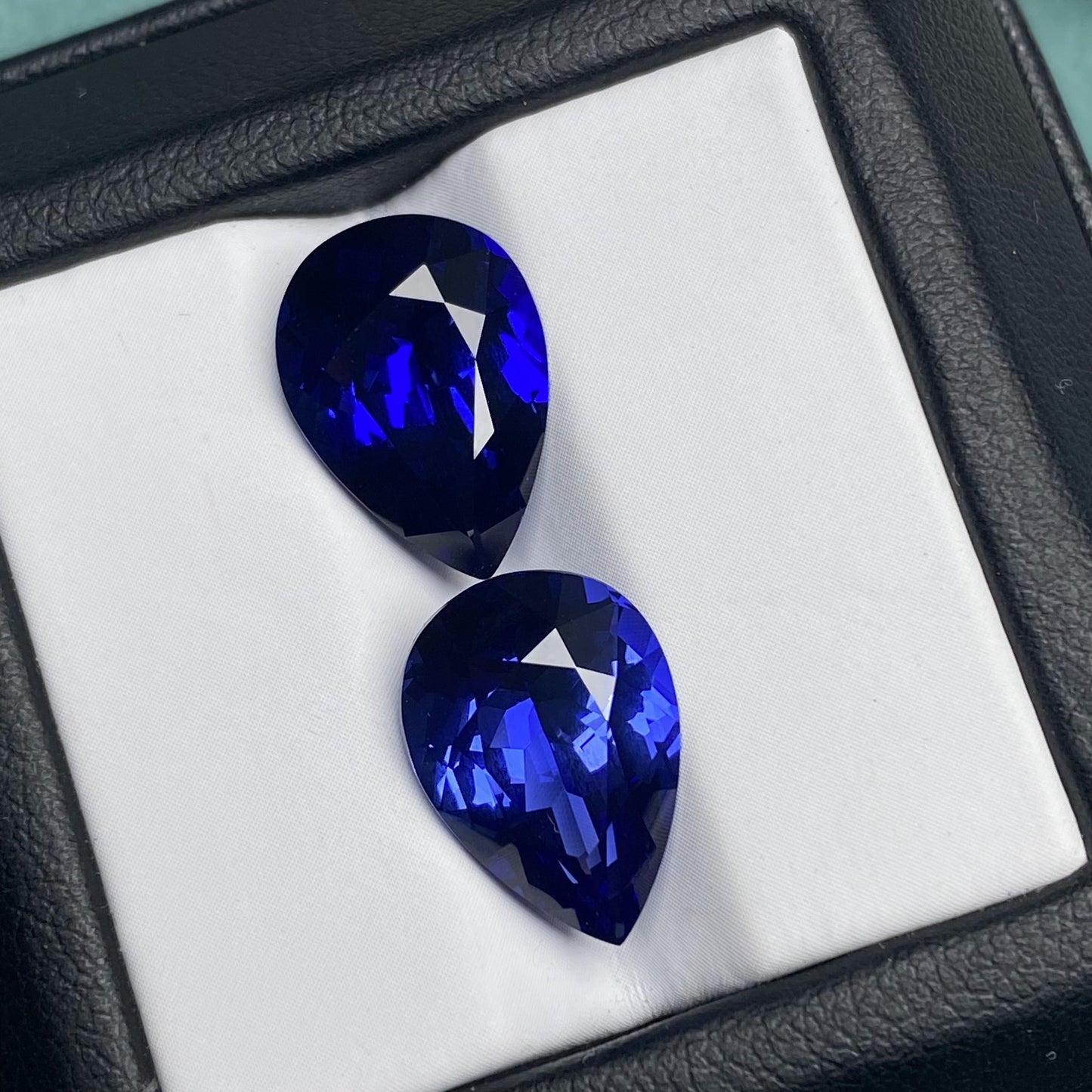 Pirmiana 0.4-7.02ct Pear Cut Lab Grown Cornflower Sapphire and Royal Sapphire Loose Gemstones for Jewelry Making