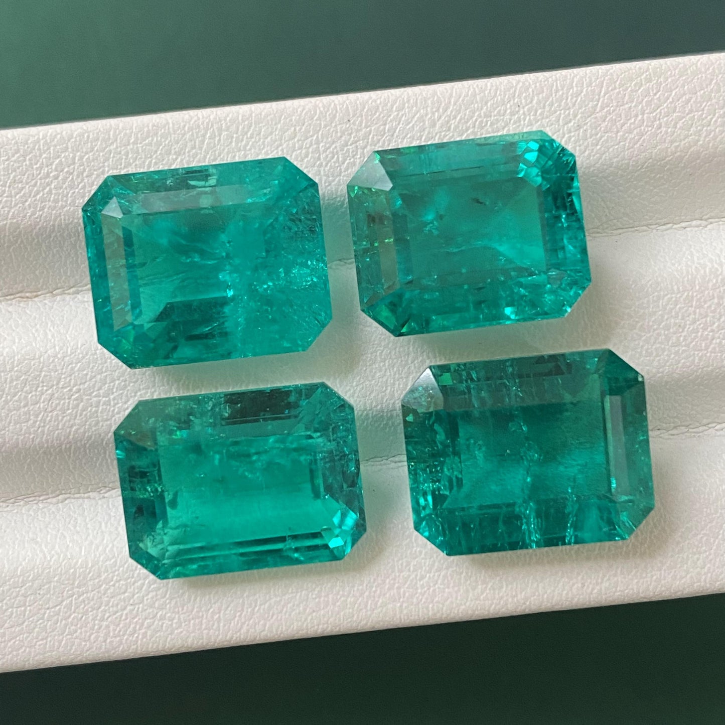 Pirmiana 11.5ct Emerald Cut Lab Grown Emerald with nice inclushions like natural gems