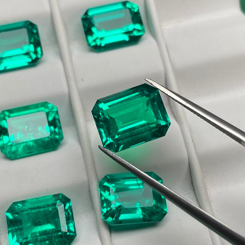 Pirmiana  0.78-11.17ct Lab Grown Emeralds Loose Gemstones for Jewelry Making