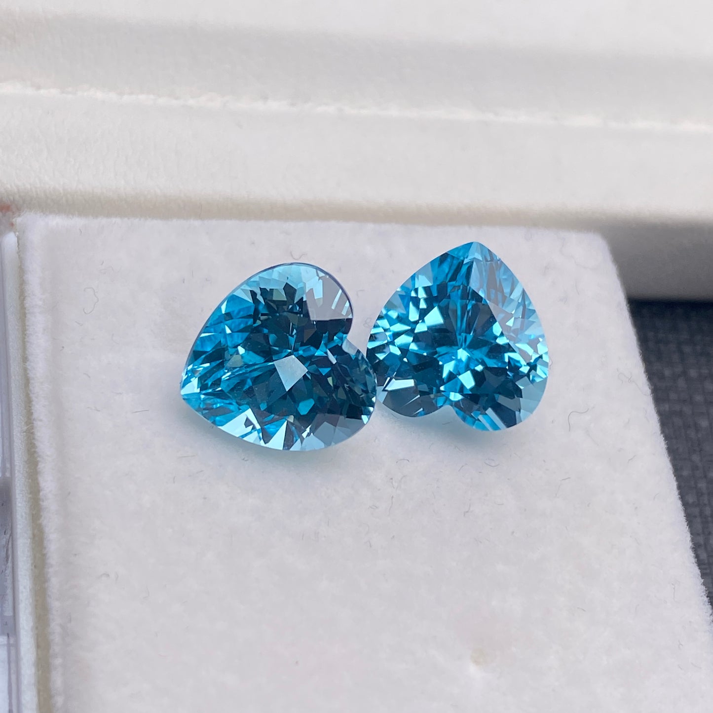 Pirmiana  5.105ct Heart Cut Lab Grown Aquamarine Sapphire Loose Gemstones for Jewelry Making