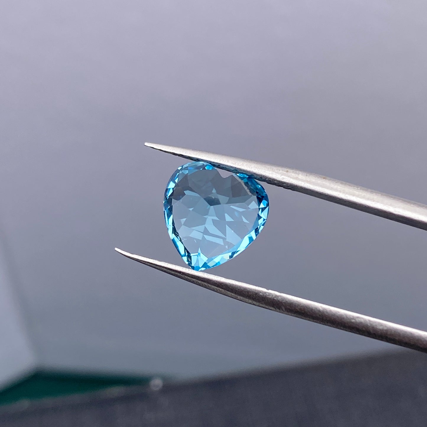 Pirmiana  5.105ct Heart Cut Lab Grown Aquamarine Sapphire Loose Gemstones for Jewelry Making
