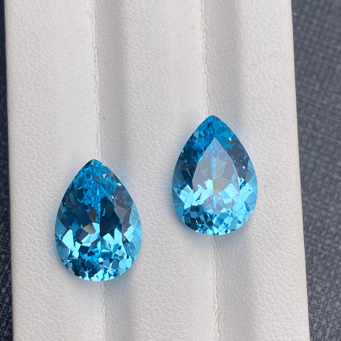 Pirmiana  1.39-119.93ct Pear Cut Lab Grown Aquamarine Sapphire Loose Gemstones for Jewelry Making