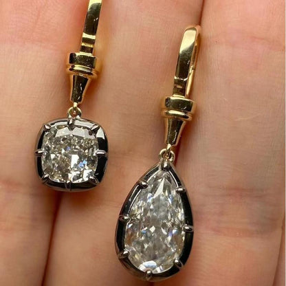 Pirmiana Customized 18k Yellow Gold 2.51ct Lab Grown Diamond Pendant for Women Party Gift