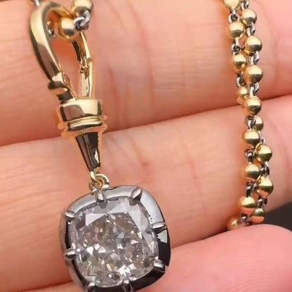 Pirmiana Customized 18k Yellow Gold 2.51ct Lab Grown Diamond Pendant for Women Party Gift