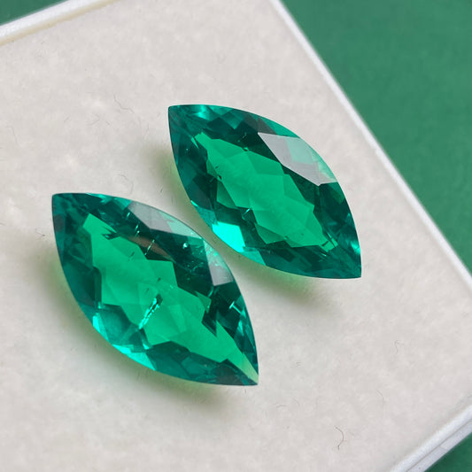 Pirmiana  0.06-6.16ct Marquise Cut Lab Grown Emeralds Loose Gemstones for Jewelry Making