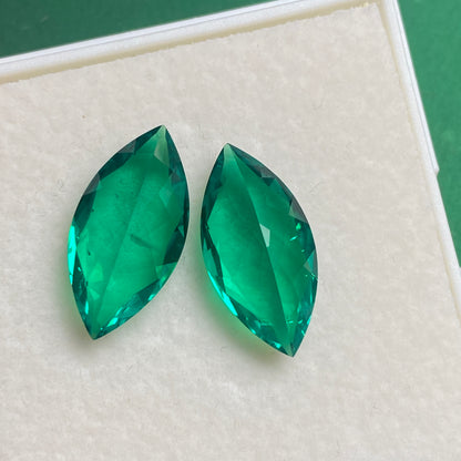 Pirmiana  0.06-6.16ct Marquise Cut Lab Grown Emeralds Loose Gemstones for Jewelry Making