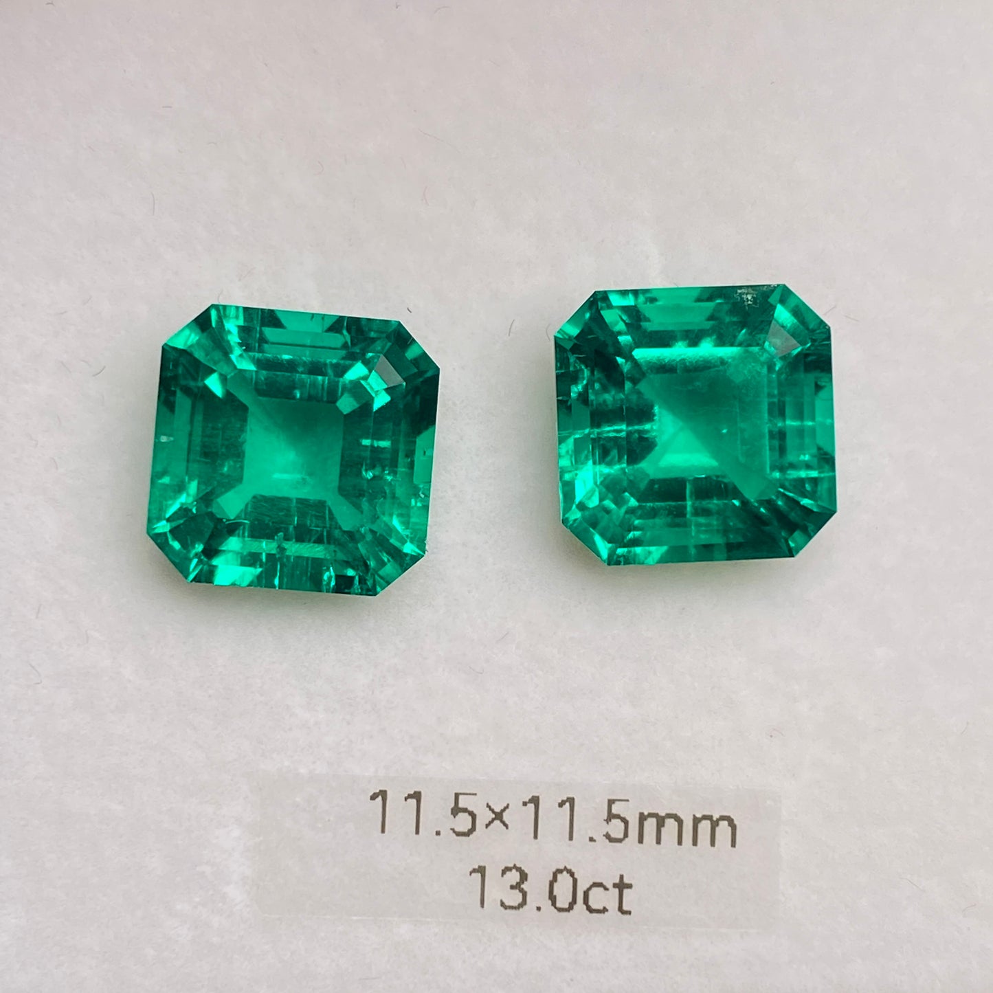 Pirmiana  0.5-12.35ct Asscher Cut Lab Grown Emeralds Loose Gemstones for Jewelry Making