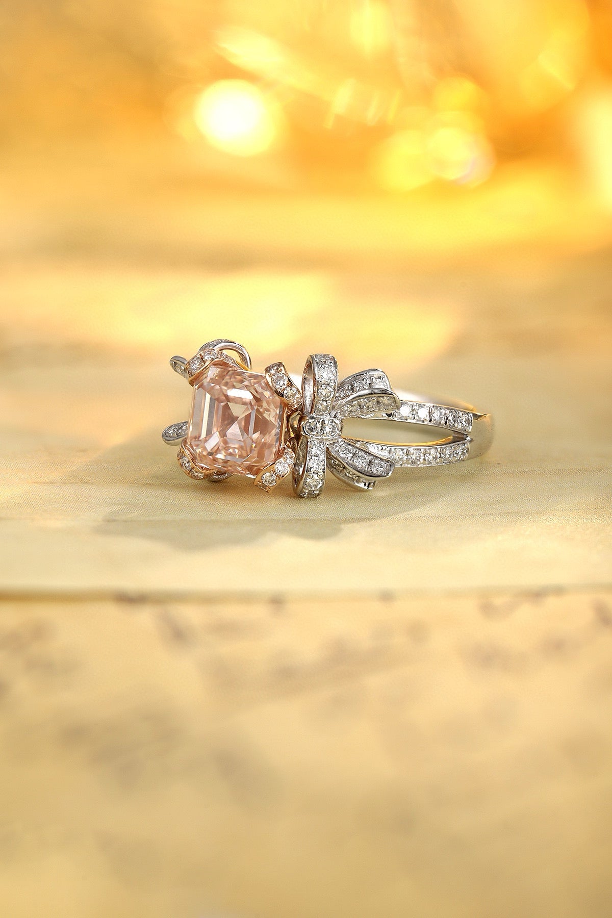 Pirmiana New Fashion 1.8ct shining Lab Grown Pink Diamond Rings PT950 Platinum Jewelry Engagement Gift Women
