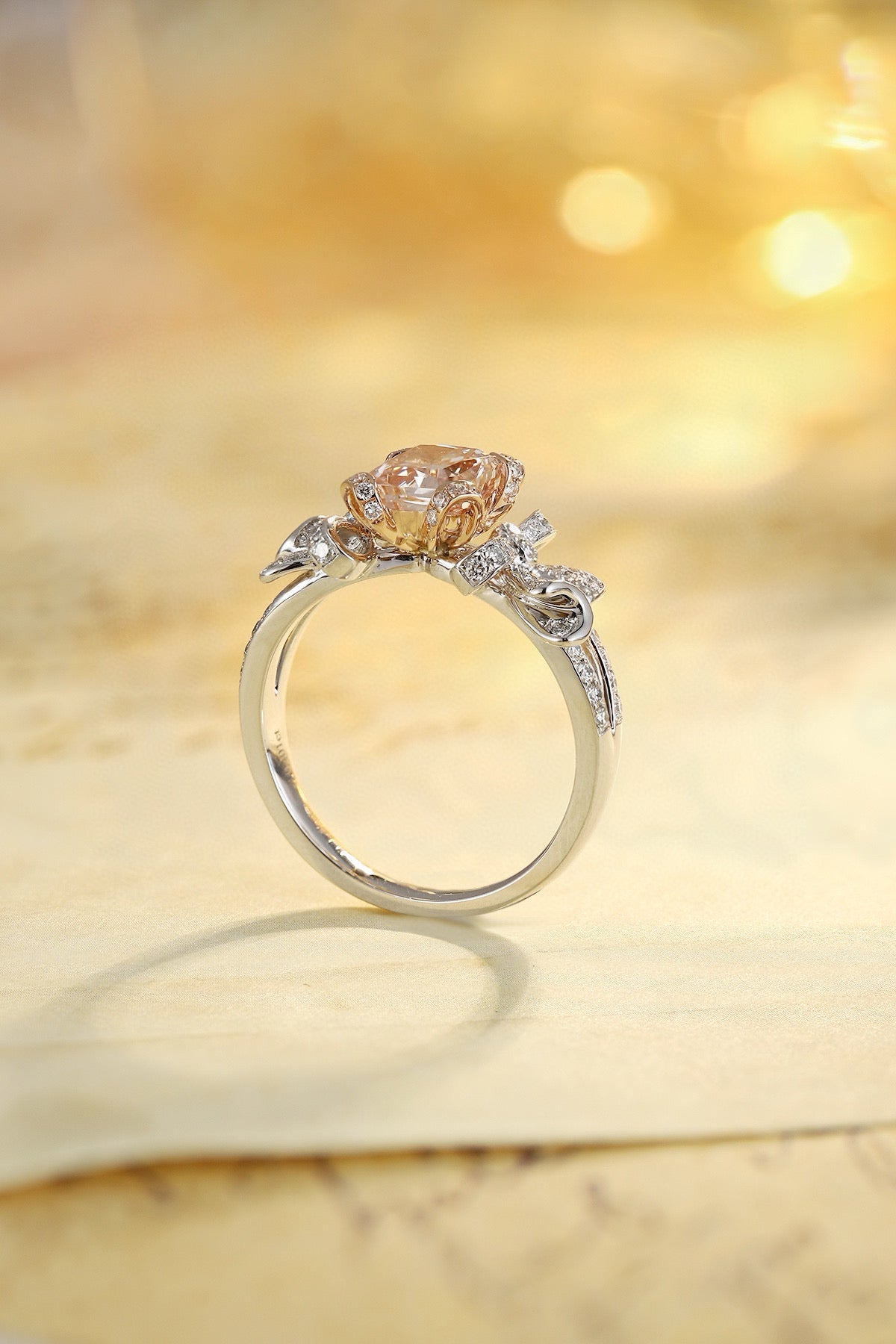 Pirmiana New Fashion 1.8ct shining Lab Grown Pink Diamond Rings PT950 Platinum Jewelry Engagement Gift Women
