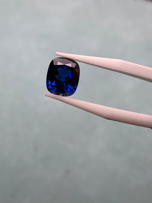 Pirmiana 7.308ct Cushion Lab Grown Sapphire Loose Gemstones for Jewelry Making