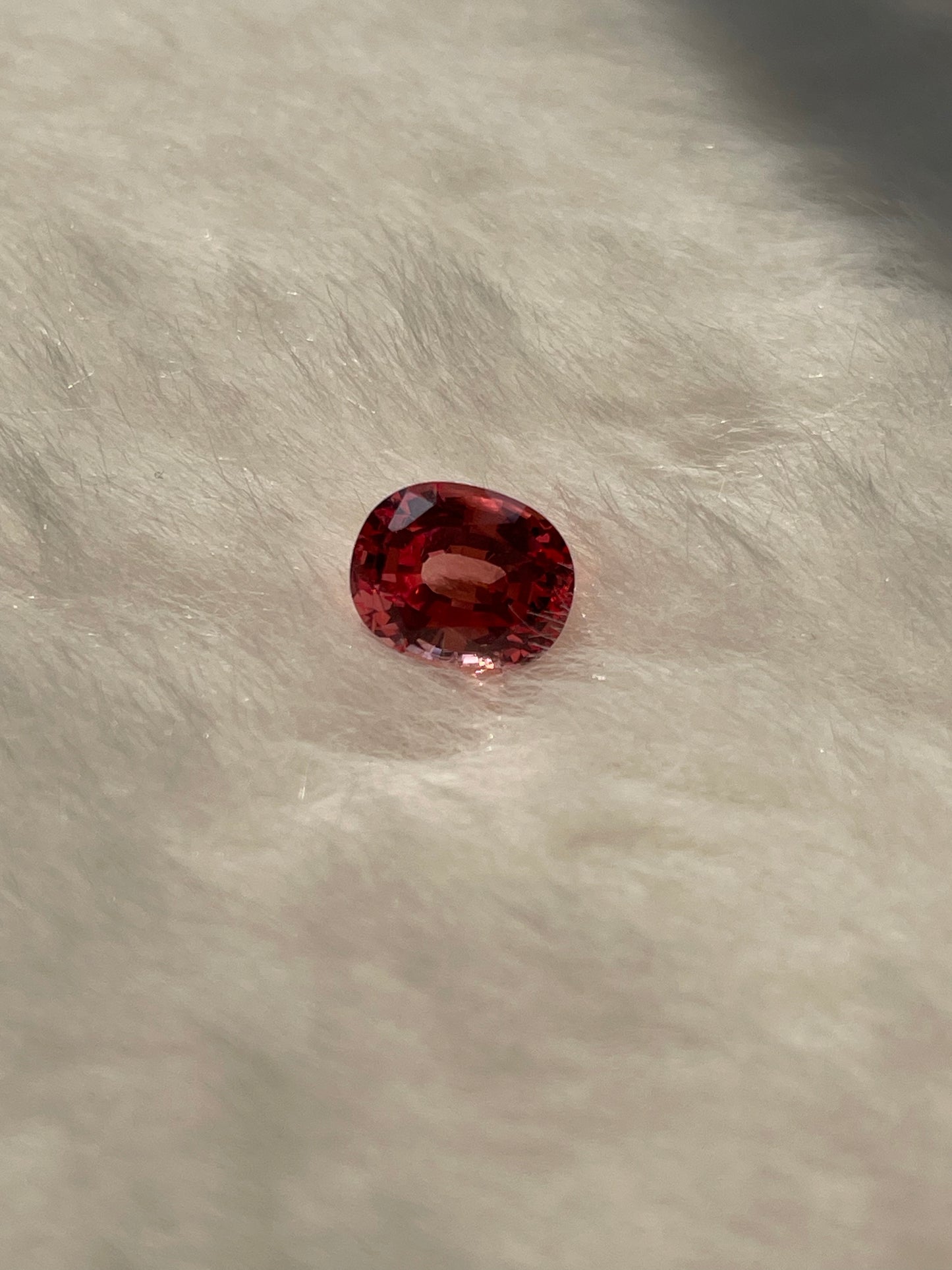 Pirmiana Oval shape Lab Grown Padparadscha Loose Gemstones for Jewelry Making