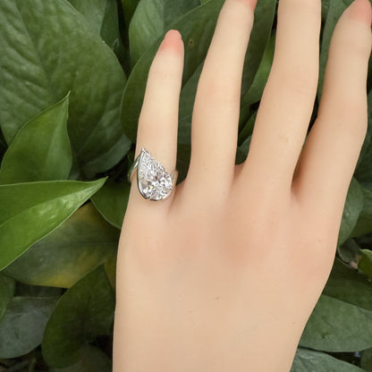 Pirmiana Jewelry Customized 14k Yellow Gold 4ct Lab Grown Diamond Rings Engagement Wedding Band Rings for Women Fine Jewelry