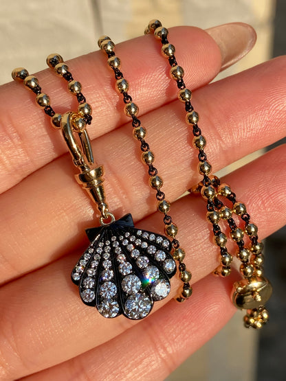 Pirmiana Hot Sale Classic Design 14k Black Gold Necklace Lab Grown  Diamond Girlfriend Gift