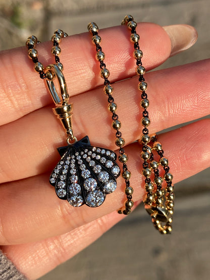 Pirmiana Hot Sale Classic Design 14k Black Gold Necklace Lab Grown  Diamond Girlfriend Gift