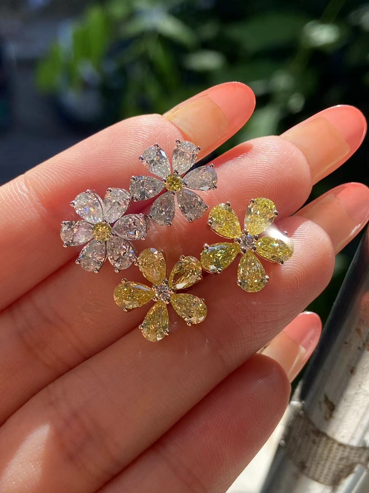 Pirmiana 2026 Jewelry Customized 14k Yellow Gold Lab Grown Diamond Earrings for Women Party Gift