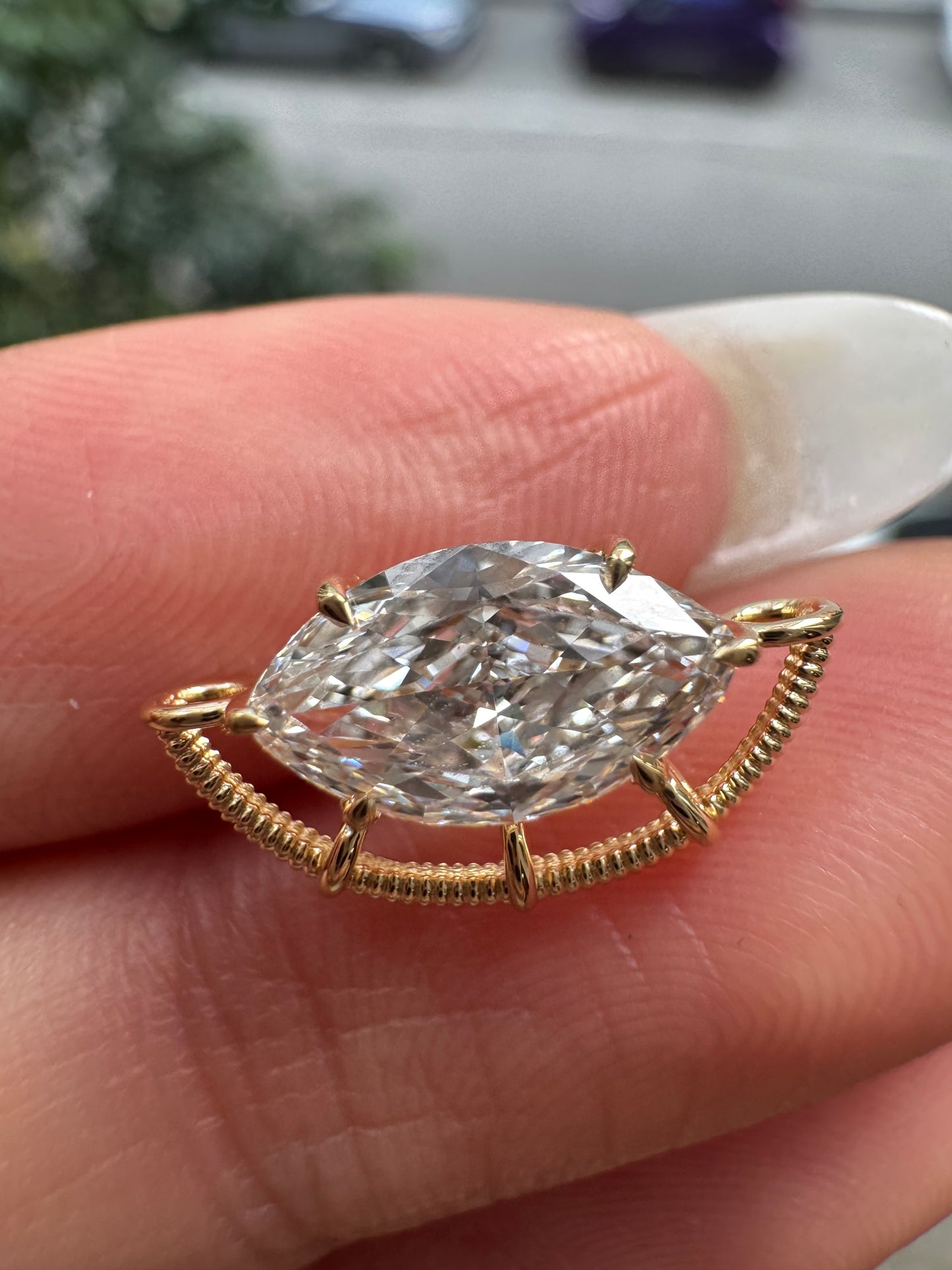 Pirmiana Jewelry Classic Design 18k yellow gold 1.2ct Total Lab Grown Diamond Pendant Gemstone Jewelry
