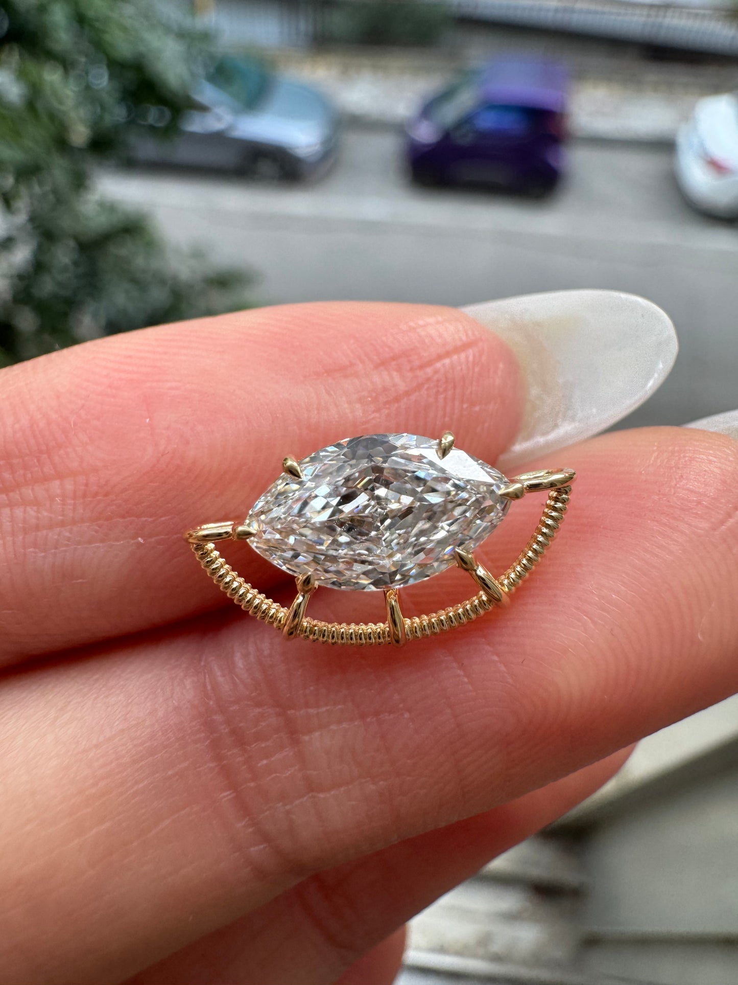 Pirmiana Jewelry Classic Design 18k yellow gold 1.2ct Total Lab Grown Diamond Pendant Gemstone Jewelry