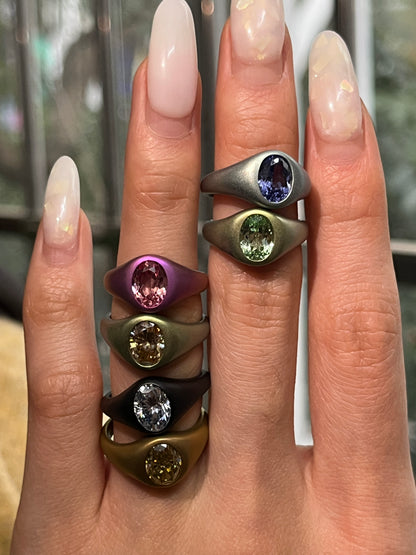 Pirmiana Jewelry Custom Design Ruif Jewelry Classic Design titanum gold moissanite Ring Jewelry