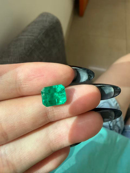 8x10mm about 3.26ct Top Quality Lab Grown Emerald With inclusions Loose Stone