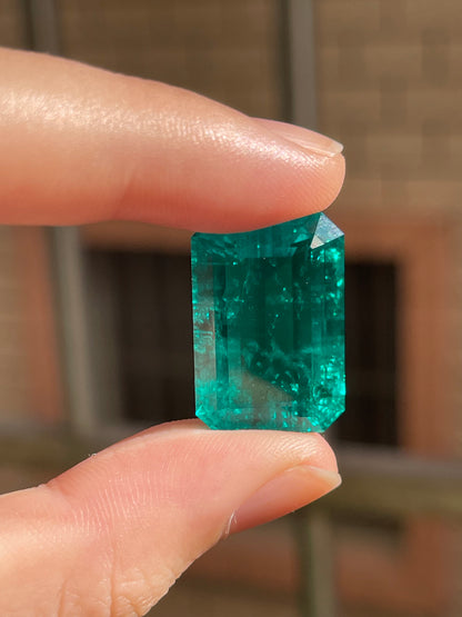Pirmiana 26.77ct Emerald Cut Lab Grown Emerald