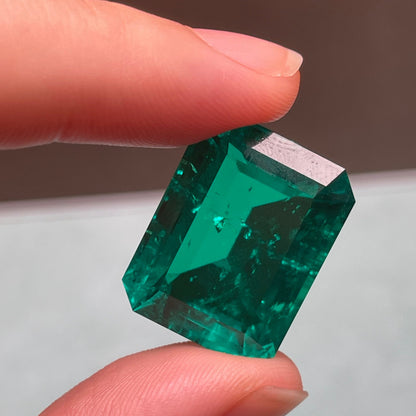 Pirmiana 29.08ct Emerald Cut Lab Grown Emerald